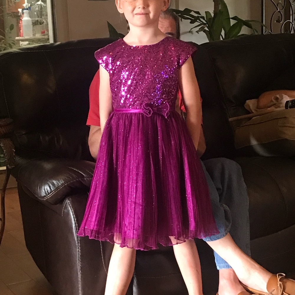 Magenta Girls Dress 7 (Jona Michelle)